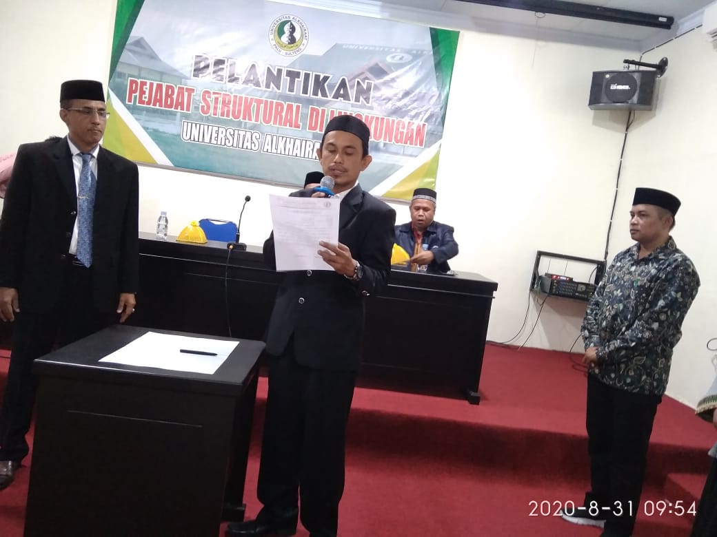 Lantik Dr Arfan, Rektor Optimis Faperta Unisa Akan Berjaya