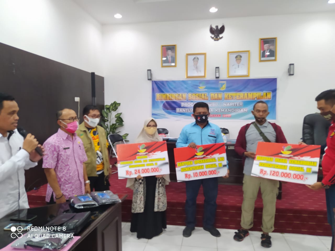 Napiter Palu dan Poso  Dapat Bantuan Usaha Kemandirian Dari Dinas Sosial Provinsi