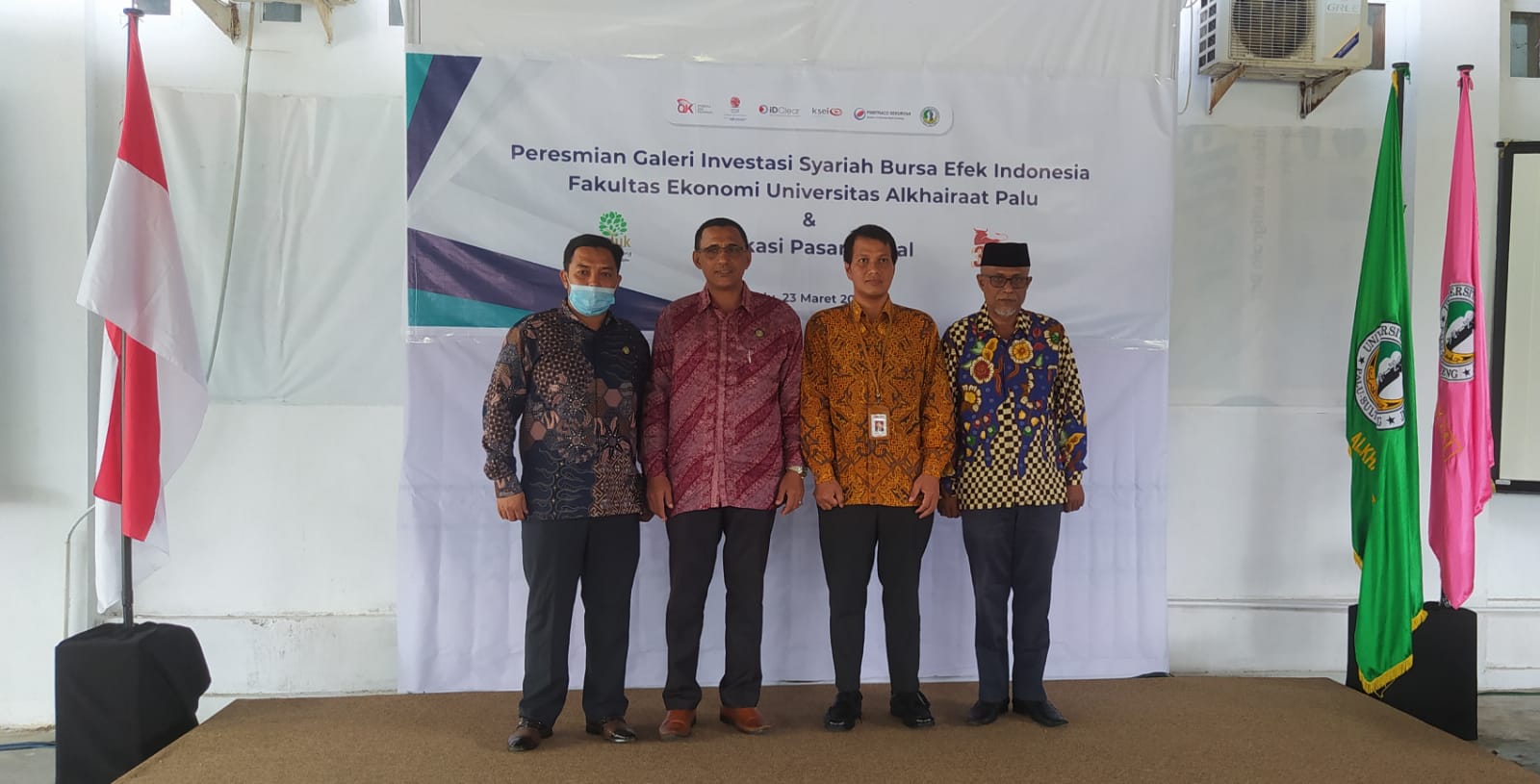 Rektor Unisa Resmikan Galeri Investasi Syariah Bursa Efek Indonesia Fakultas Ekonomi