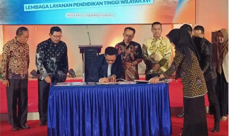 Universitas Alkhairaat Teken MoU dengan Lima PTS di Wilayah XVI