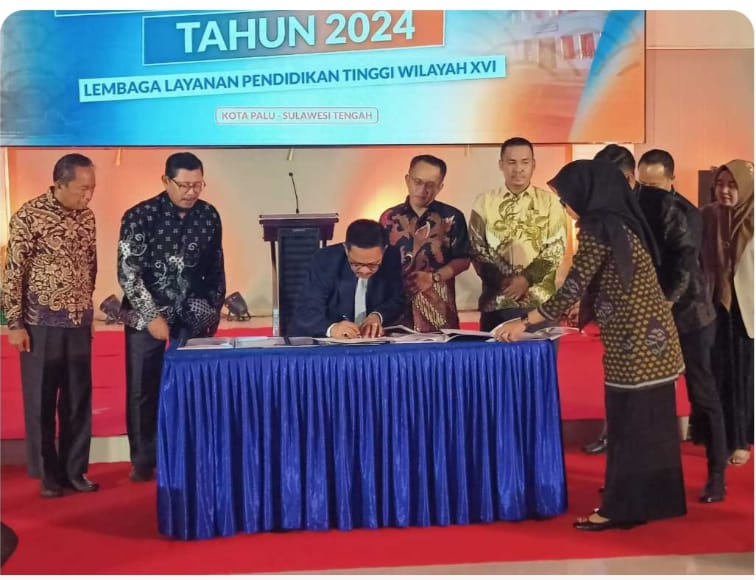 Universitas Alkhairaat Teken MoU dengan Lima PTS di Wilayah XVI