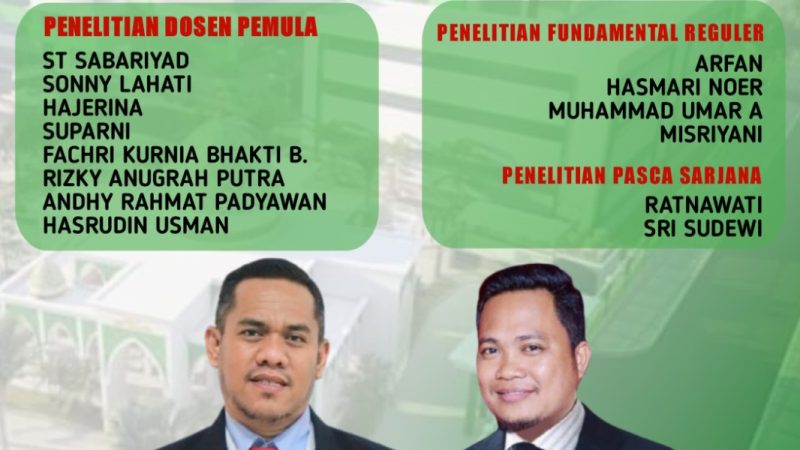 Universitas Alkhairaat Berhasil Loloskan 14 Dosennya Raih Pendanaan Riset Nasional