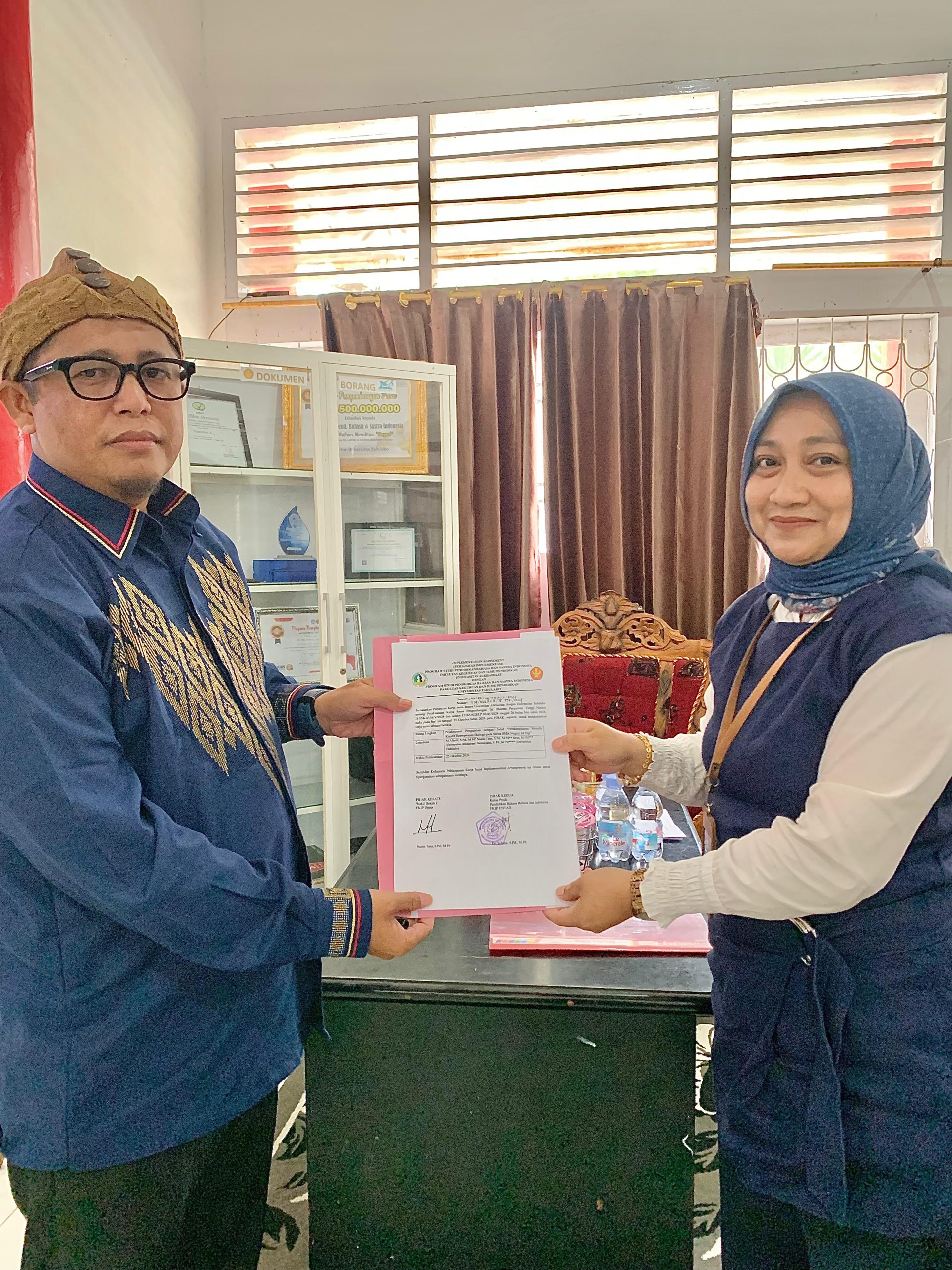 Prodi Pendidikan BI FKIP UNISA dan Prodi Pendidikan BI FKIP UNTAD Sepakati Implementation Agreement