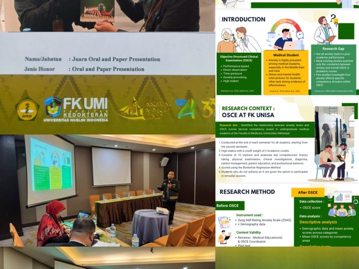 Hebat, dr. Muh. Idham Rahman Antarkan Fakultas Kedokteran Universitas Alkhairaat Raih Juara Pertama Oral Presentation