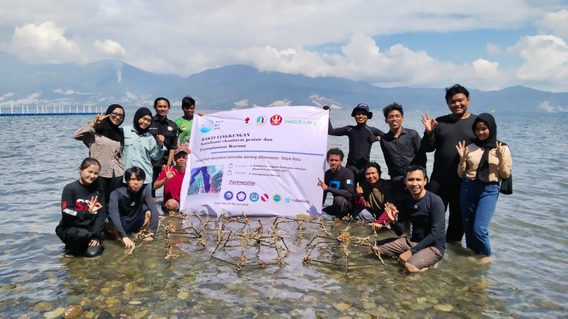 Prodi Sumber Daya Akuatik UNISA Kolaborasi dengan NGO Gelar Transplantasi Karang di Teluk Palu