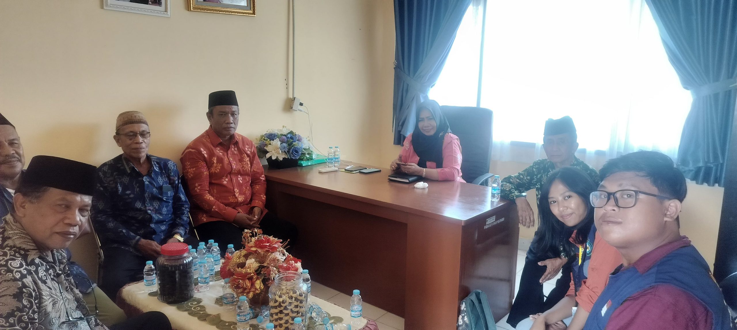 Komisioner Komisi Informasi Sulteng Terima Dewan Adat Kota Palu dan Donggala