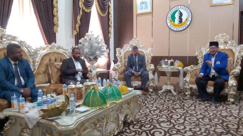 Universitas  Alkhairaat Jalin Kerjasama dengan Universitas Alquran dan Ilmu Keislaman Yaman