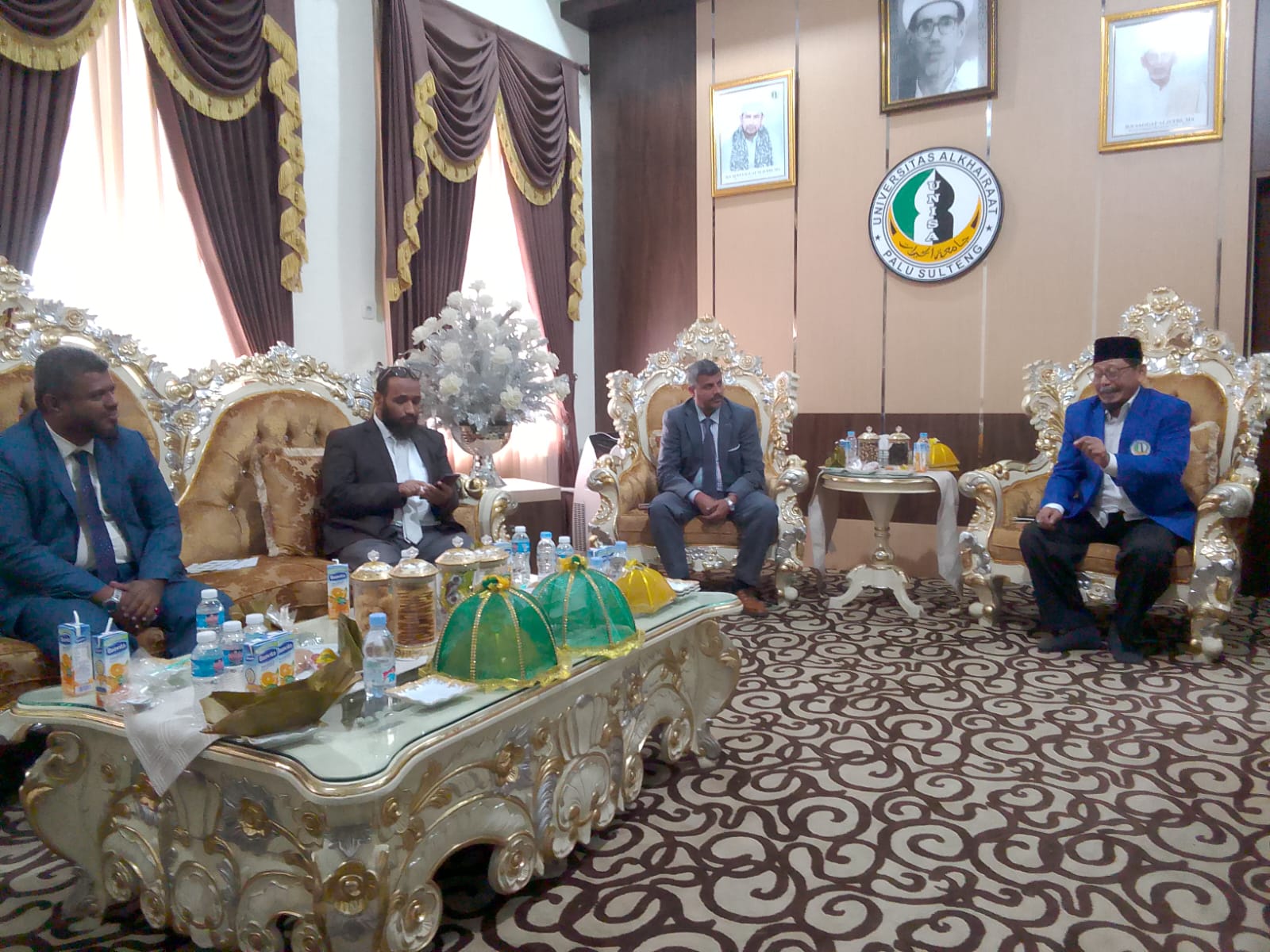 Universitas  Alkhairaat Jalin Kerjasama dengan Universitas Alquran dan Ilmu Keislaman Yaman