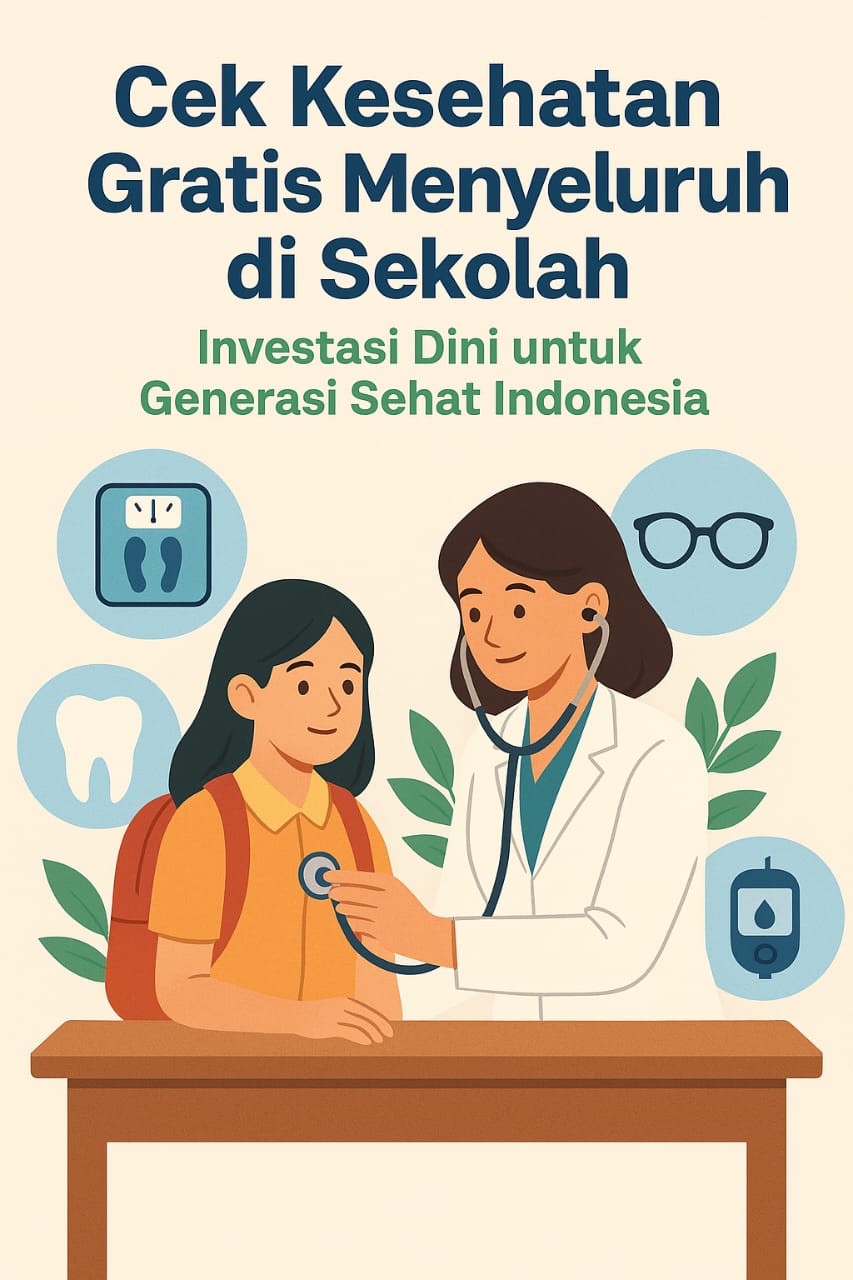 Cek Kesehatan Gratis Menyeluruh di Sekolah: Investasi Dini Untuk Generasi Sehat Indonesia