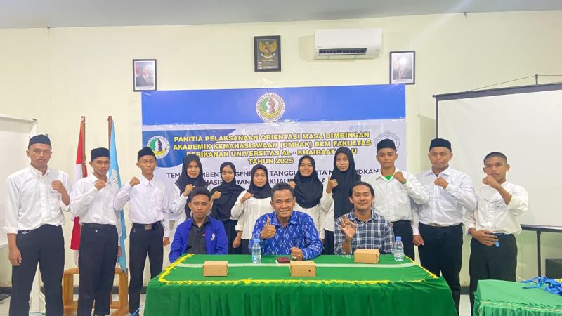 Dekan Fakultas Perikanan Buka Orientasi Masa Bimbingan Akademik Kemahasiswaan