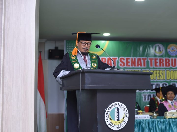 Pesan Almamater Rektor Universitas Alkhairaaat Pada Wisuda Sarjana ke-35 Pascasarjana ke-2 dan Profesi Dokter ke-12