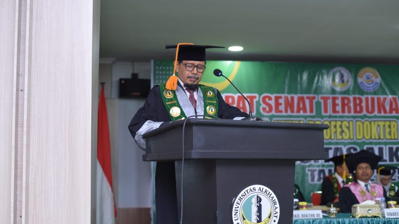 Pesan Almamater Rektor Universitas Alkhairaaat Pada Wisuda Sarjana ke-35 Pascasarjana ke-2 dan Profesi Dokter ke-12