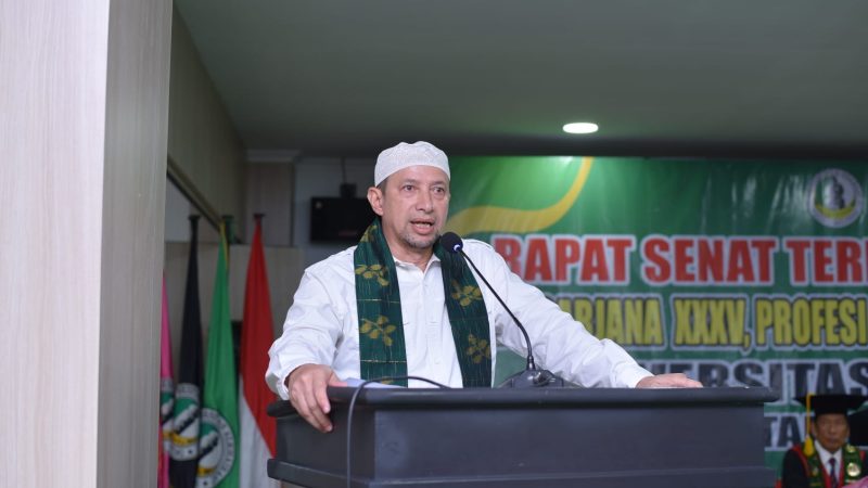 Ketua Utama Alkhairaat; Hadapi Persaingan Global UNISA Harus Membangun Network yang Kredibel