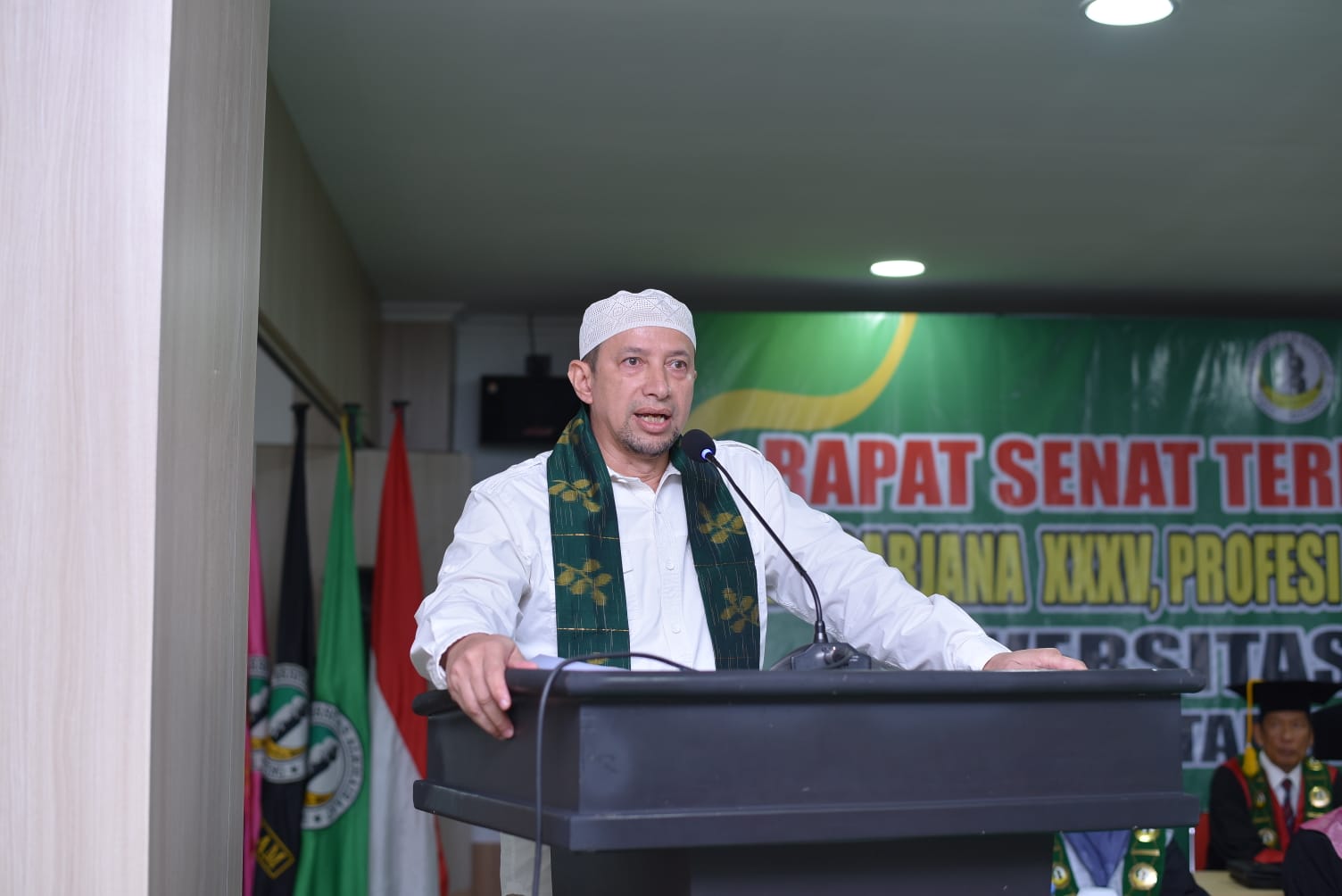 Ketua Utama Alkhairaat; Hadapi Persaingan Global UNISA Harus Membangun Network yang Kredibel