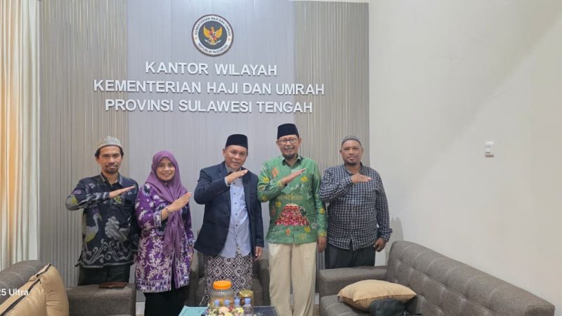 Kepala Kantor Kementerian Haji dan Umrah Sulawesi Tengah Terima Rektor UNISA dan Direktur RAL