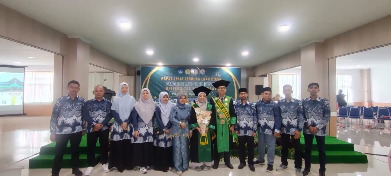 Kepala LLDIKTI Wilayah XVI Kukuhkan Prof. Ratnawati Sebagai Guru Besar UNISA Palu