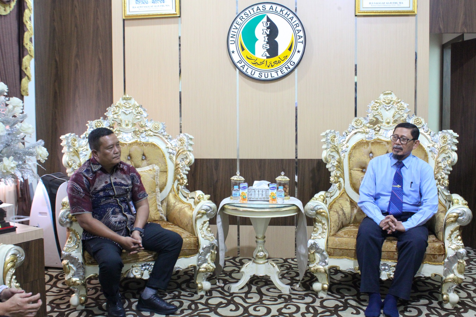 Rektor UNISA Terima Kunjungan Kepala Bidang Pelayanan AHU Kanwil Kemenkum Sulteng