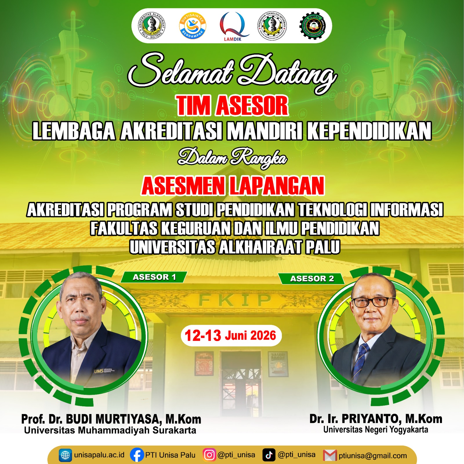 Prodi Pendidikan TeknoIogi Informasi FKIP UNISA Palu Siap Diasesmen
