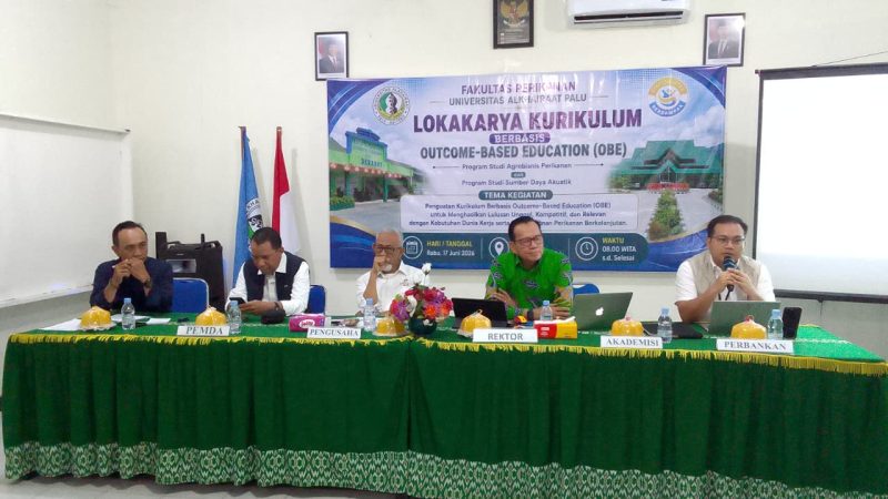 Fakultas Perikanan UNISA Palu Lokakaryakan Kurikulum Berbasis OBE