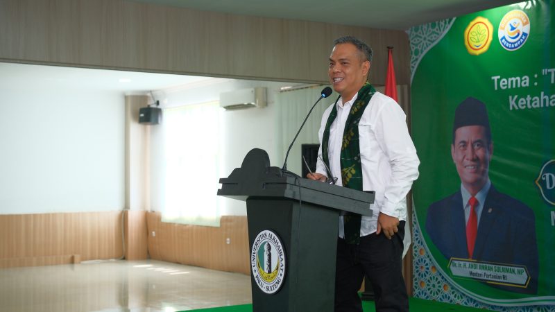 Mendadak Dipanggil ke Istana, Menteri Pertanian Batal Beri Kuliah Tamu di Universitas Alkhairaat