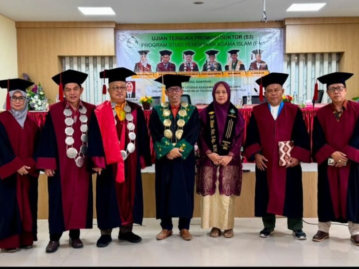 Teliti Toleransi Beragama: Dosen FAI UNISA Palu Selesaikan Studi Doktoralnya di UIN Datokarama Palu