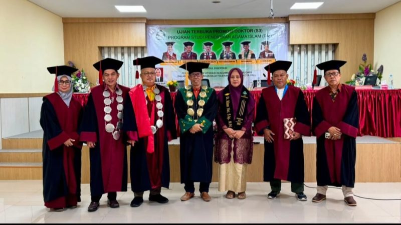 Teliti Toleransi Beragama: Dosen FAI UNISA Palu Selesaikan Studi Doktoralnya di UIN Datokarama Palu