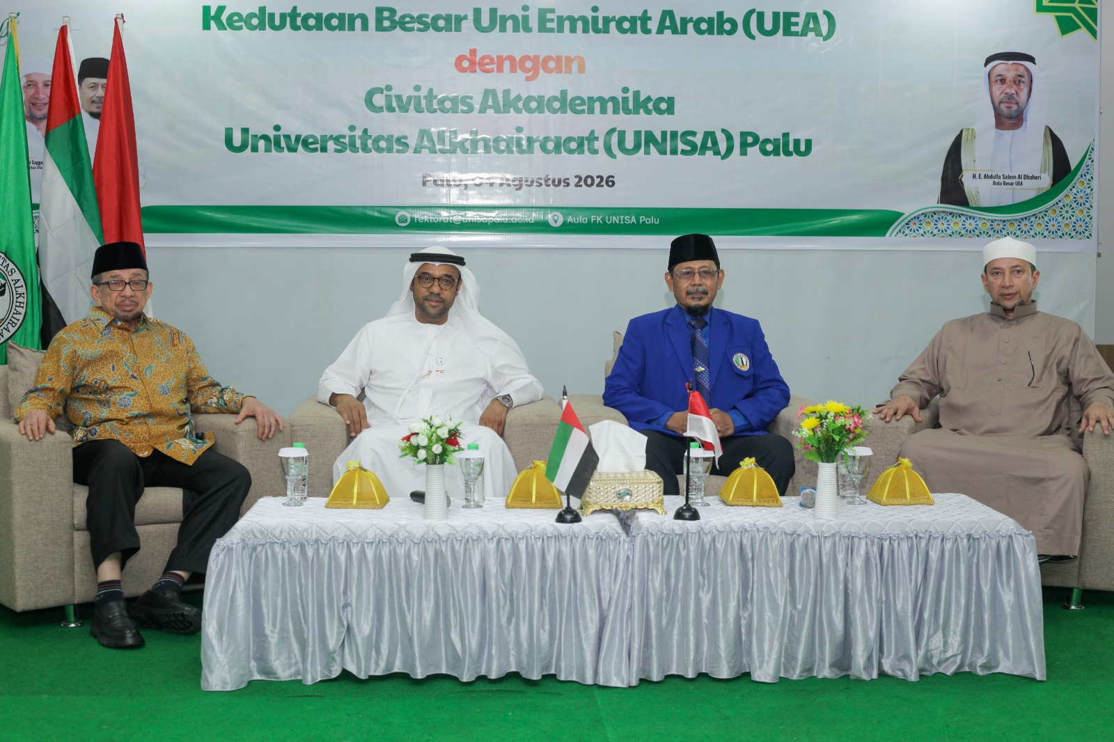 DUBES UEA Silaturrahim ke Universitas Alkhairaat Palu