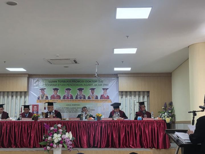 Muhammad Faisal Raih Gelar Doktor, Teliti Pembelajaran Akidah Akhlak di MA Alkhairaat Pusat Palu