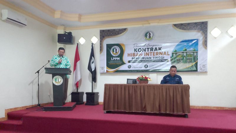 Penandatanganan Kontrak Hibah Internal Perguruan Tinggi, Rektor dan Ketua LPPM Unisa Sampaikan Komitmen Penguatan Riset