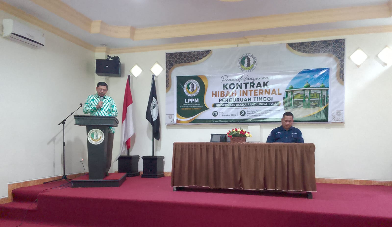 Penandatanganan Kontrak Hibah Internal Perguruan Tinggi, Rektor dan Ketua LPPM Unisa Sampaikan Komitmen Penguatan Riset