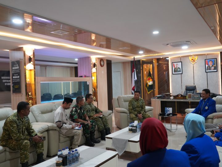 Bahas Sinergi Kampus dan TNI, Pimpinan UNISA Palu Temui Pangdam XXIII/Palaka Wira