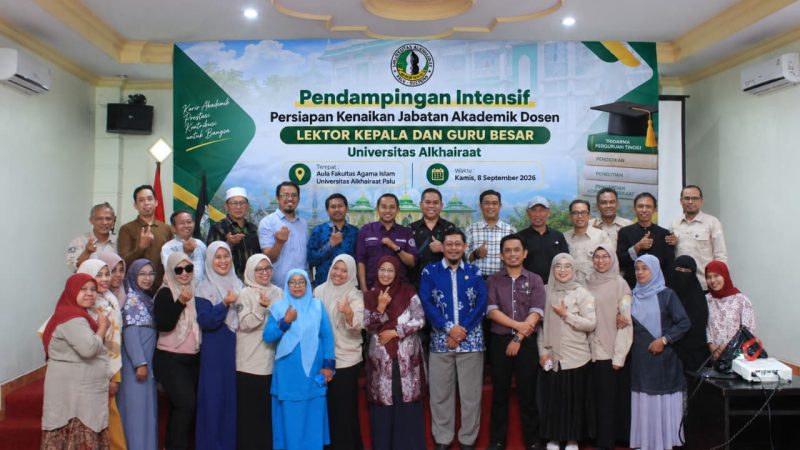 LPM UNISA Palu Kawal Persiapan Dosen Menuju Lektor Kepala dan Guru Besar
