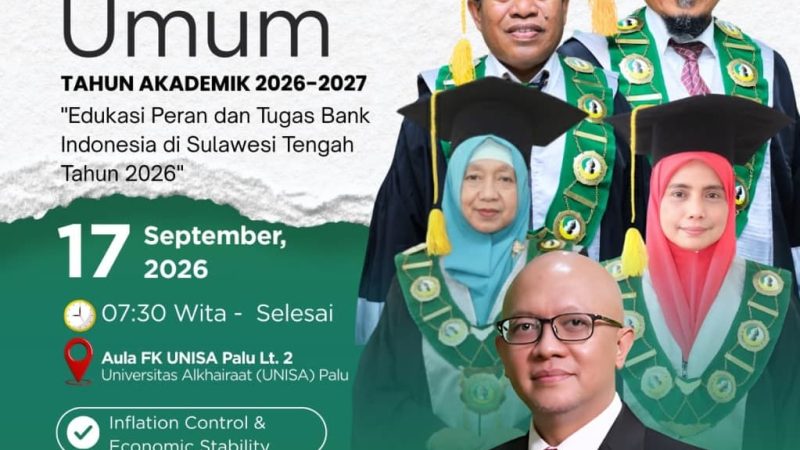 Dengar Mars Alkhairaat, Kepala BI Sulteng Mengaku Merinding