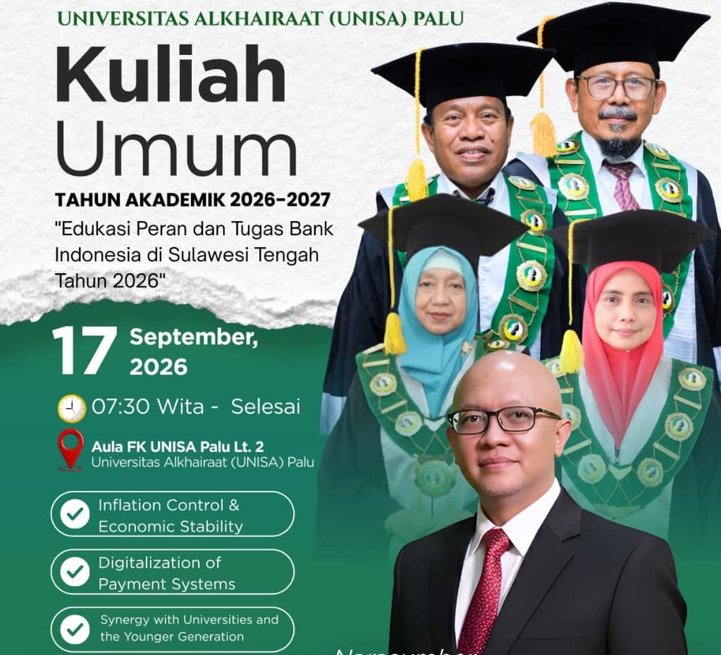 Dengar Mars Alkhairaat, Kepala BI Sulteng Mengaku Merinding