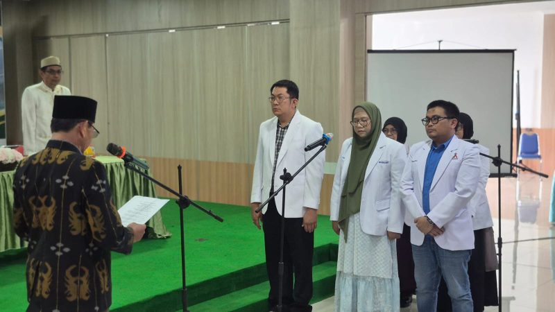 Rektor UNISA Palu Lantik Pejabat Struktural Fakultas Kedokteran