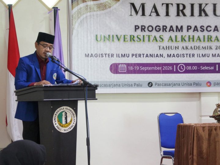 UNISA Palu Mulai Matrikulasi Mahasiswa Baru Program Magister