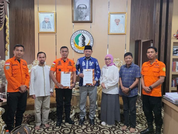 UNISA Palu dan Kantor SAR Kelas B Palu Sepakat Perkuat Pengabdian kepada Masyarakat di bidang Pencarian dan Pertolongan