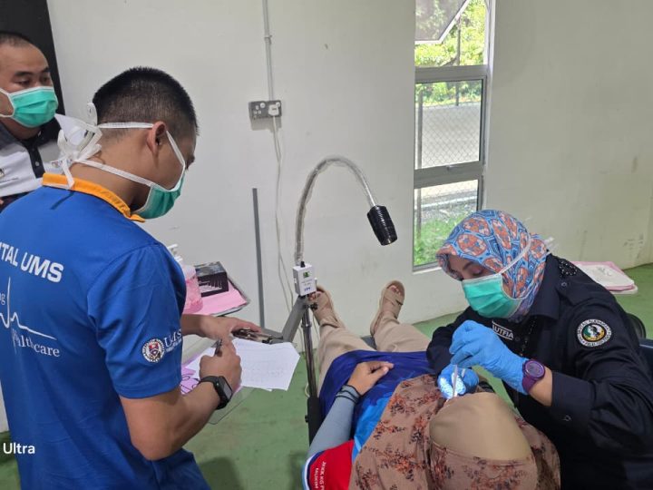 UNISA Palu dan UMS Perkuat Kolaborasi Pengabdian Melalui Pemeriksaan Kesehatan Gigi dan Mulut di Kampung Pituru Laut Sabah