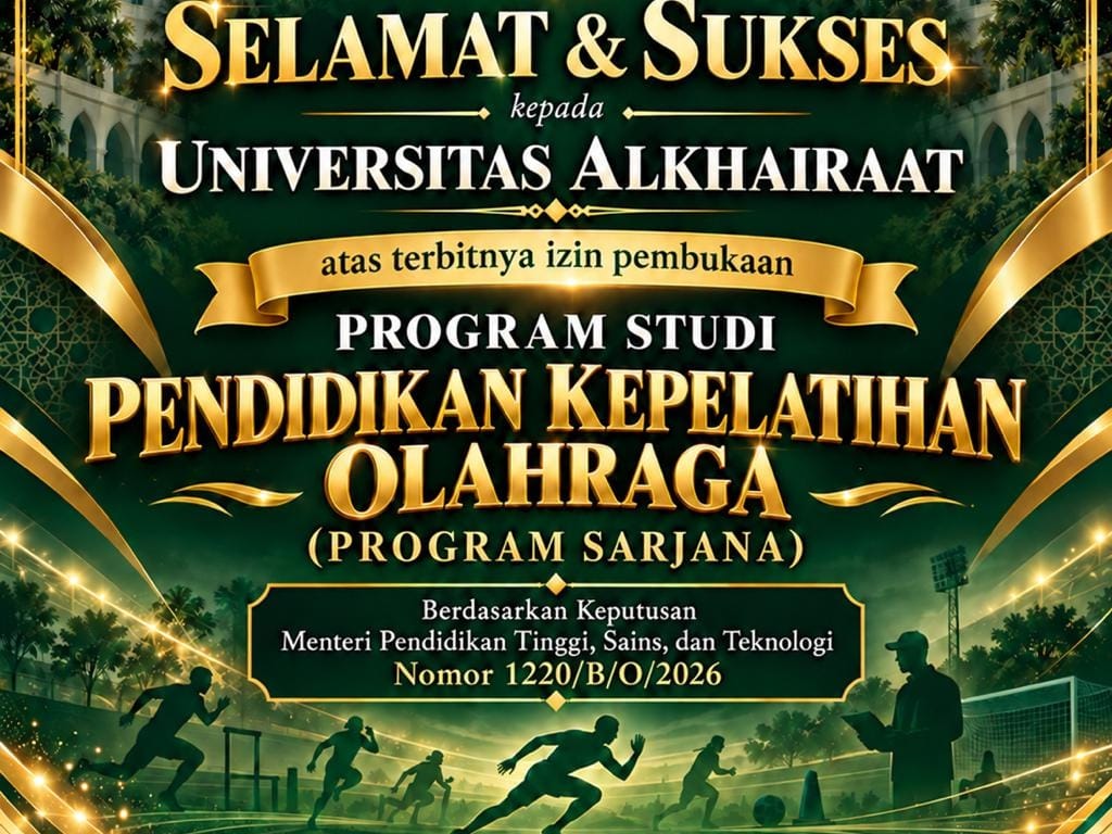 UNISA Palu Resmi Peroleh Izin Prodi Pendidikan Kepelatihan Olahraga; LLDIKTI XVI Sampaikan Selamat